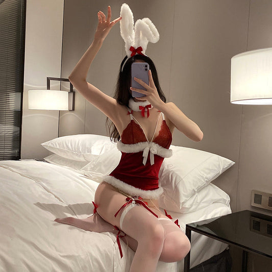 Sensual Red Bunny Role-Play Set