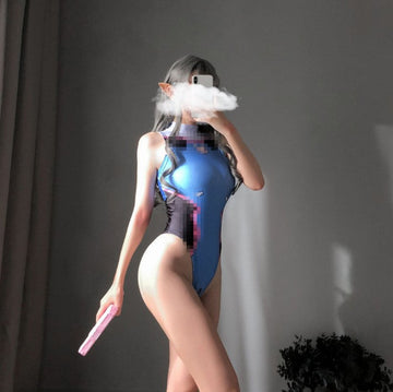 Alluring Open Crotch Diva Bodysuit