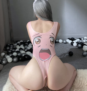 Japanese Anime Face Body Suit